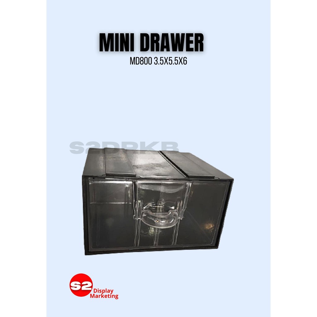[READY STOCK] MINI DRAWER MD800- KOTAK SIMPANAN/KOTAK PLASTIK/KOTAK ...