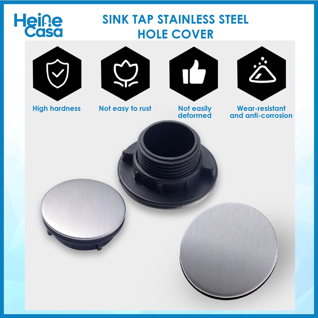 2 Pcs Sink Tap Hole Cover Kitchen Faucet Decorative Hole Cover