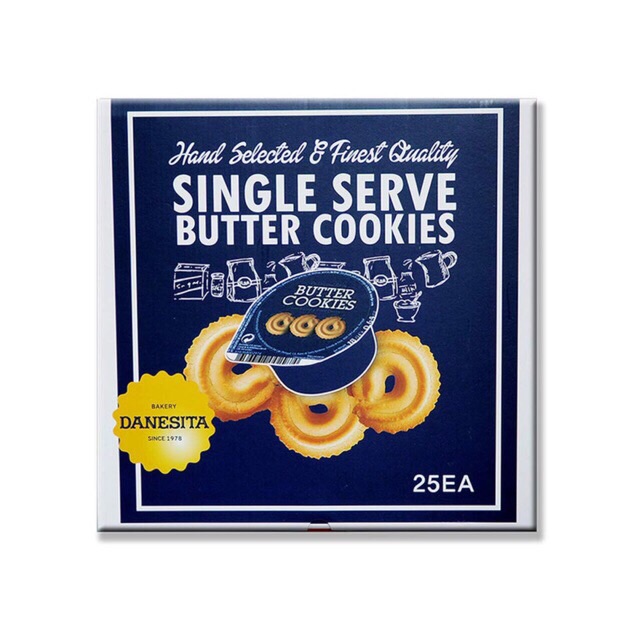 DANESITA SINGLE SERVE BUTTER COOKIES 1 box 25ea Shopee Malaysia