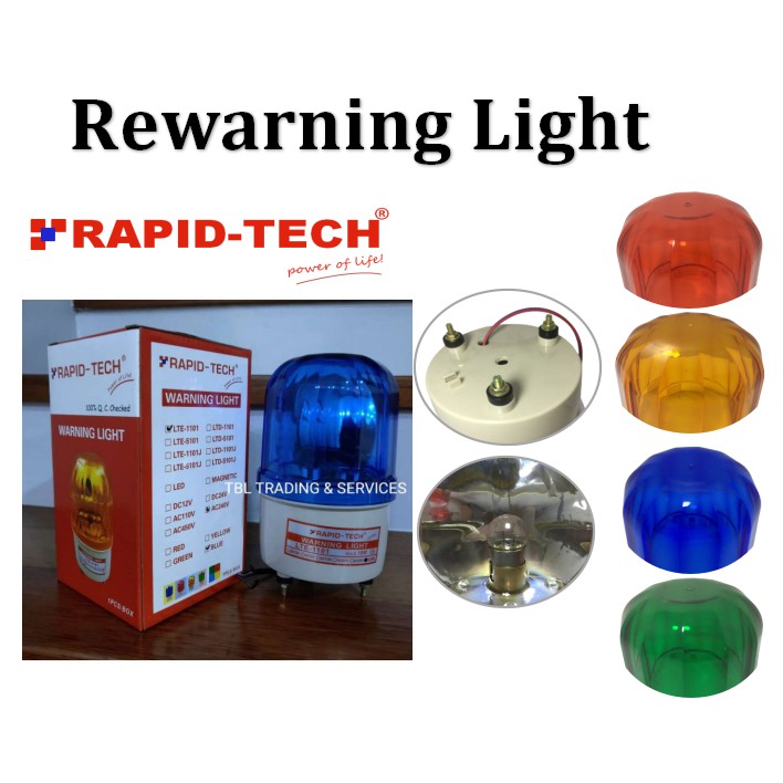 Car Revolving Warning Light Emergency Traffic Round Flashlight blinker ...
