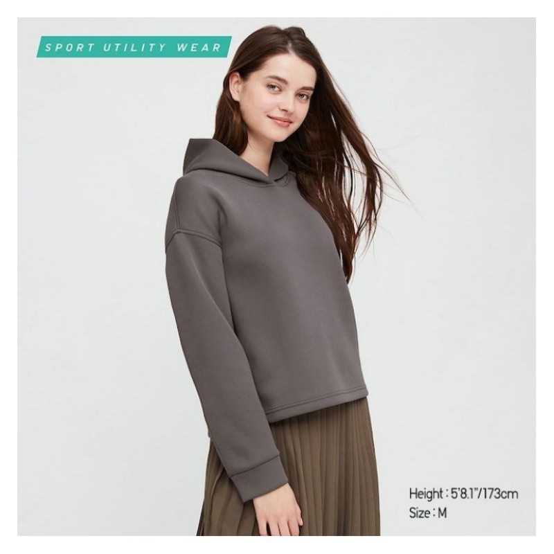 Grey hoodie uniqlo hotsell