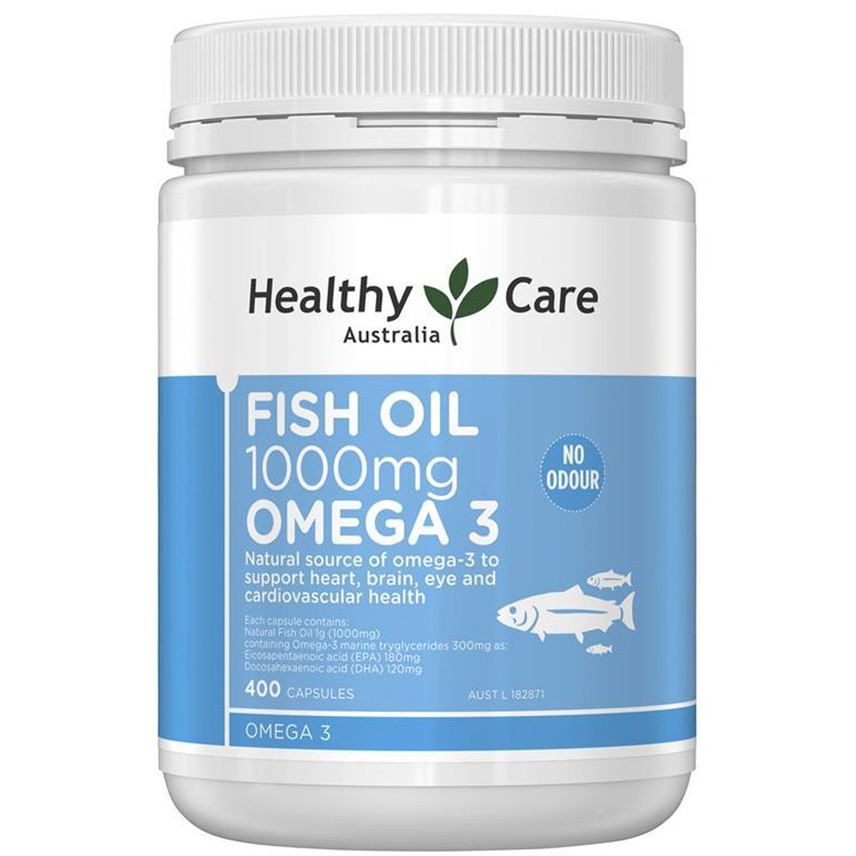 Healthy care fish shop oil 1000mg 400 capsules