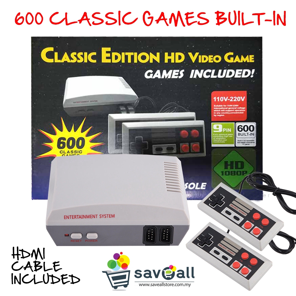 Classic edition hd hot sale video game 600