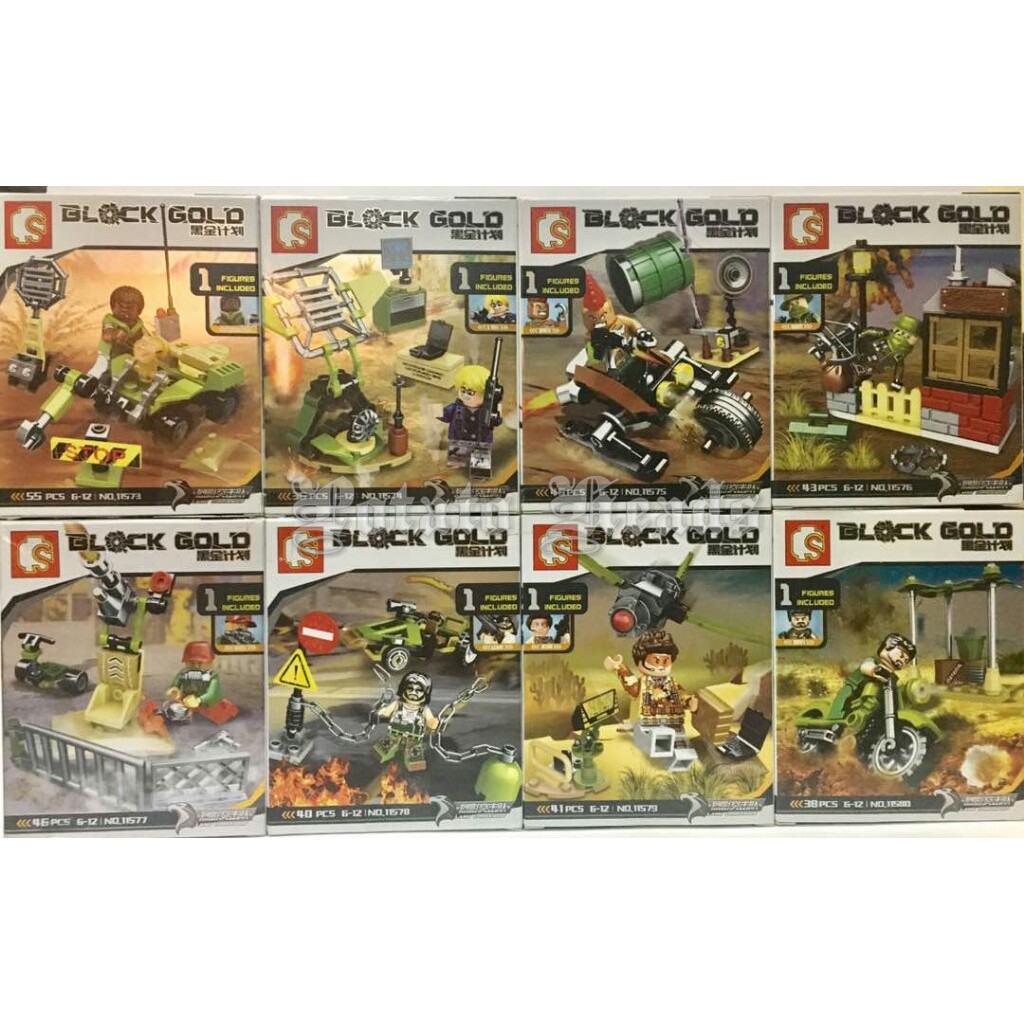 Lego block gold deals