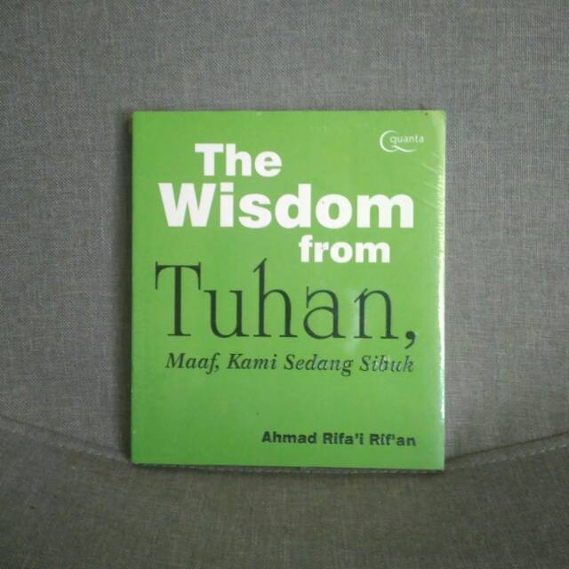 The Wisdom from God - Sorry We're Busy - Ahmad Rifai Rifan | Shopee ...