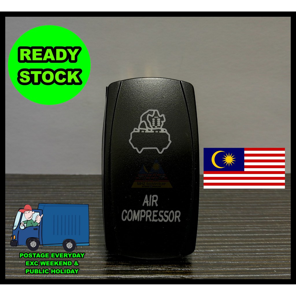 MHZ ECOVENTURE AIR COMPRESSOR ROCKER SWITCH | Shopee Malaysia