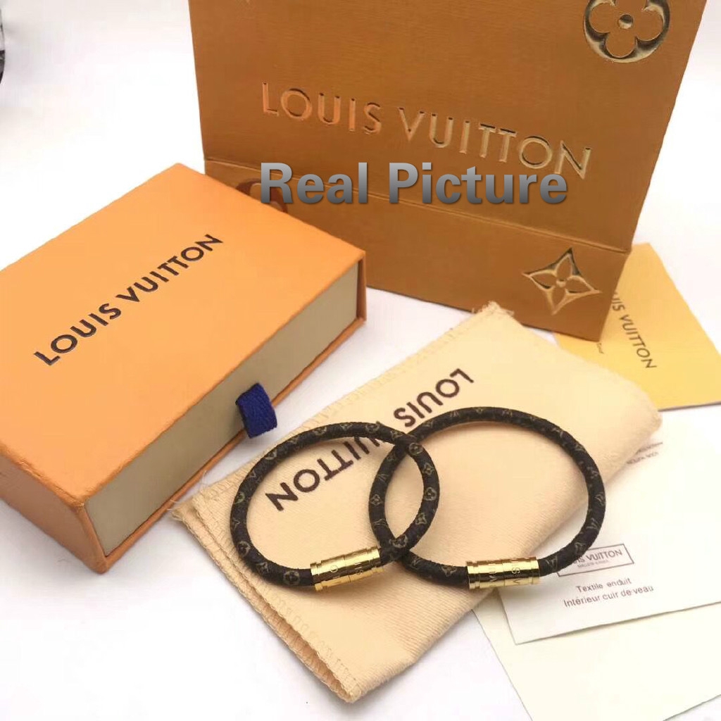 Louis Vuitton Loop It Bracelet Monogram Canvas Orange/Brown in