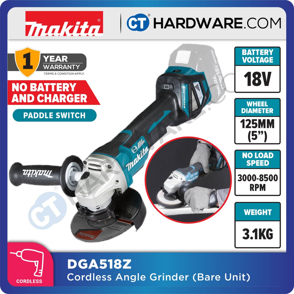 Makita dga518z outlet