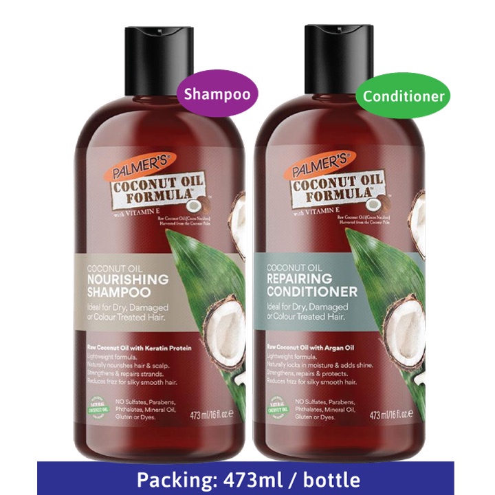 PALMER’S Coconut Oil Hair Shampoo 473ml & Conditioner_473ml (2 items in
