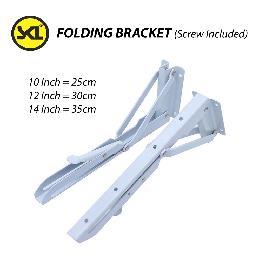 Folding Wall Shelf L Bracket K Type Flexible Wall Mount Support ...