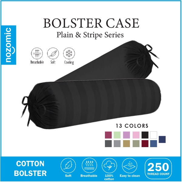 Bolster Pillow Case Sarung Bantal Peluk Murah Bolster Case Plain Color