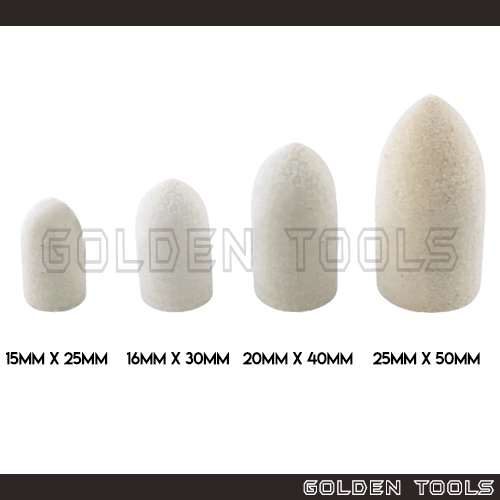 15mm / 16mm / 20mm / 25mm Unmounted Solid White Felt Cone Bob Jewellery