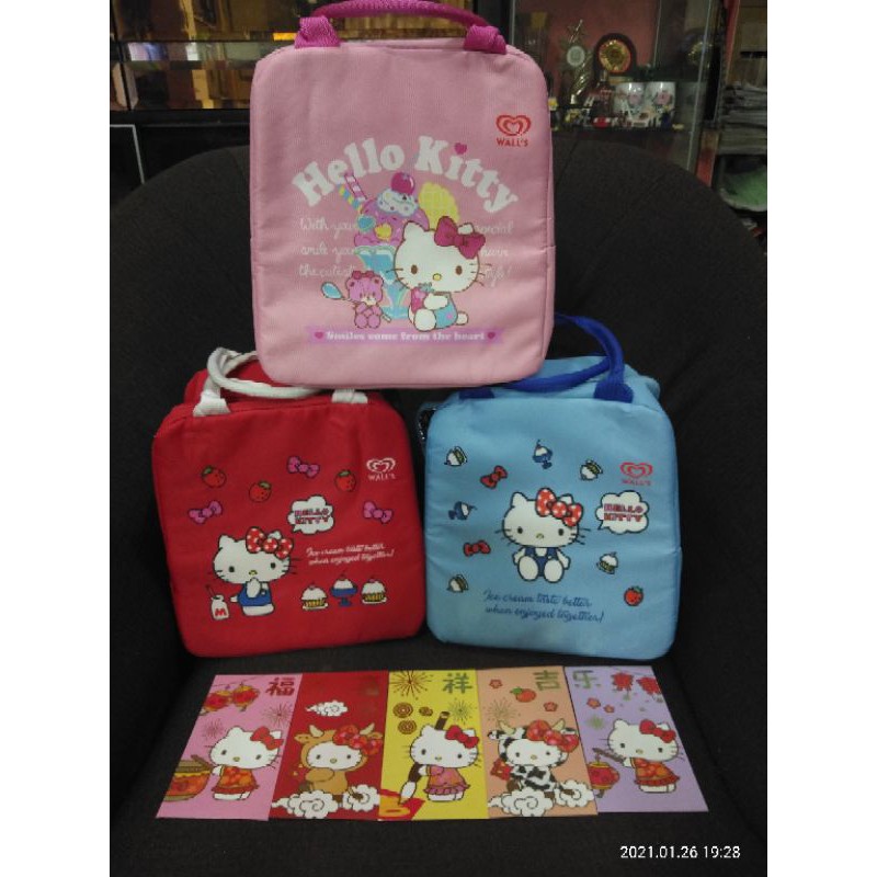 Original Sanrio Hello Kitty Cooler Bag and Limited Edition Angpow ...
