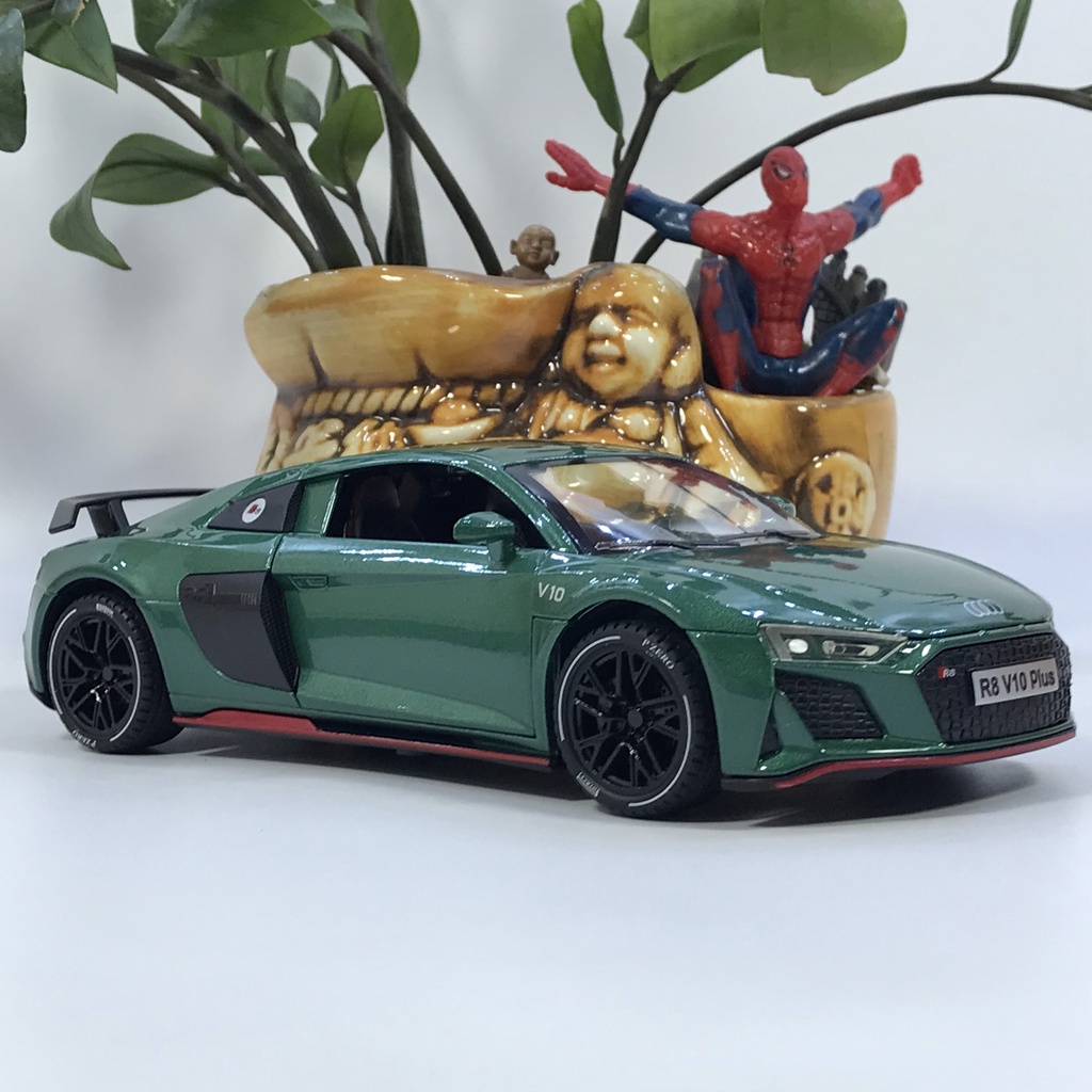 Audi R8 V10 Plus 1:24 scale super sports car model newly launched ...