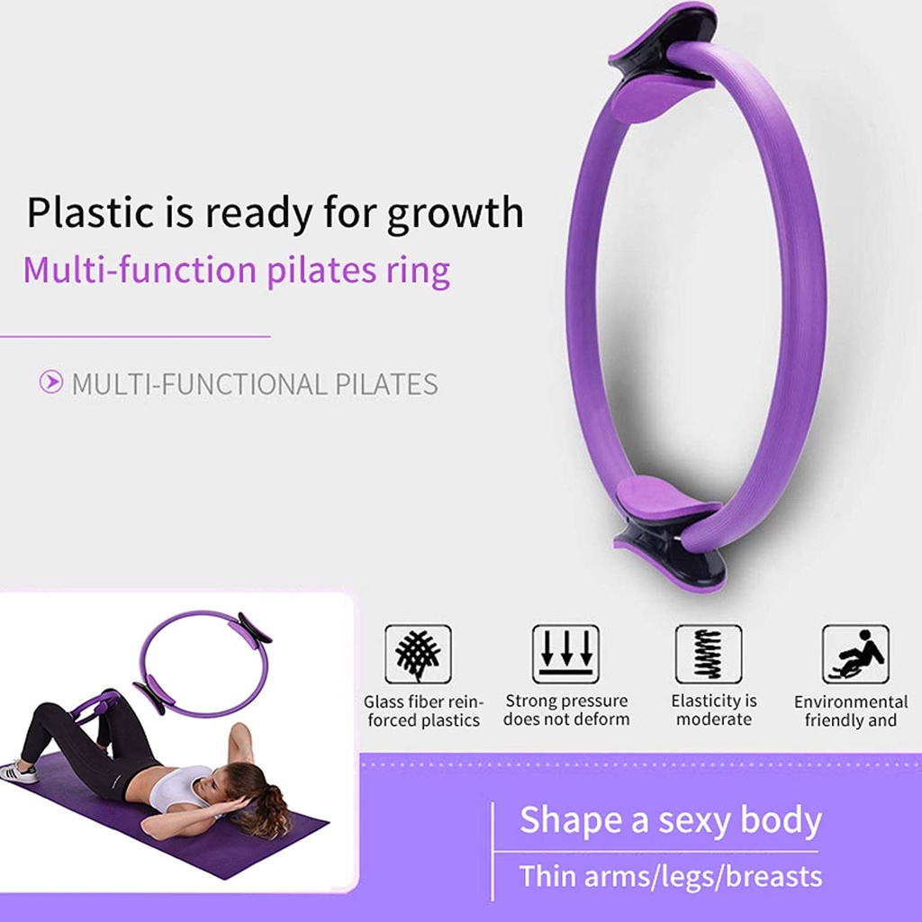 Yoga Circle Pilates Ring Men Women Fitness Workout Sports