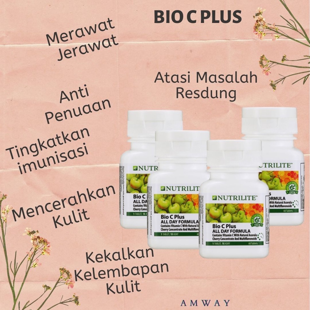 AMWAY Nutrilite Bio C Vitamin C Vit C | Shopee Malaysia