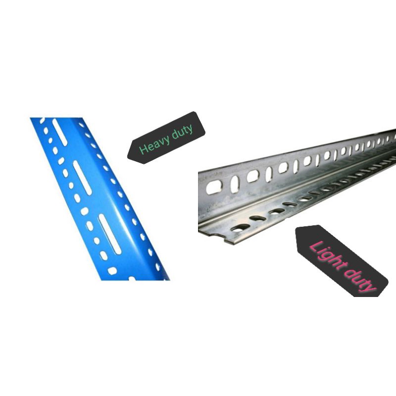 MEGA 10FT Besi Angle Rak Lubang / Slotted Angle Bar Shopee Malaysia