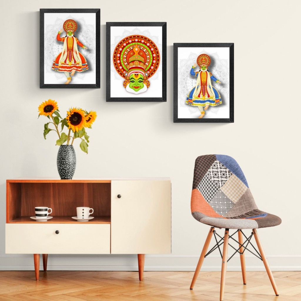 [ ONAM LIMITED EDITION] Traditional Dance Kathakali Premium Wall Art