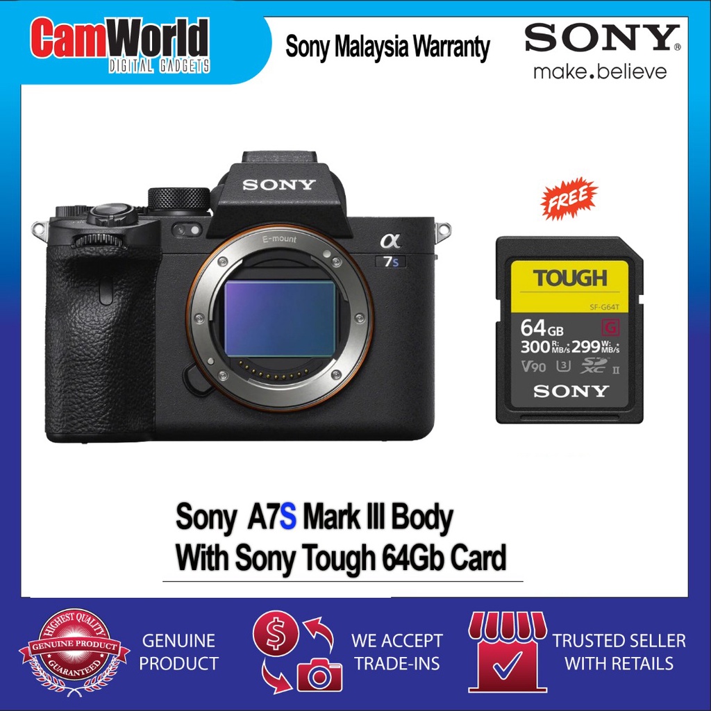 Sony A7S / A7 S Mark III ( BODY ) | Shopee Malaysia