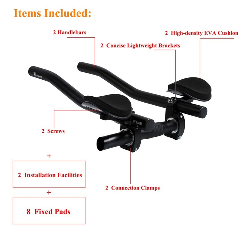 WEST BIKING Bicycle Rest TT Handlebar Clip On Extension Triathlon