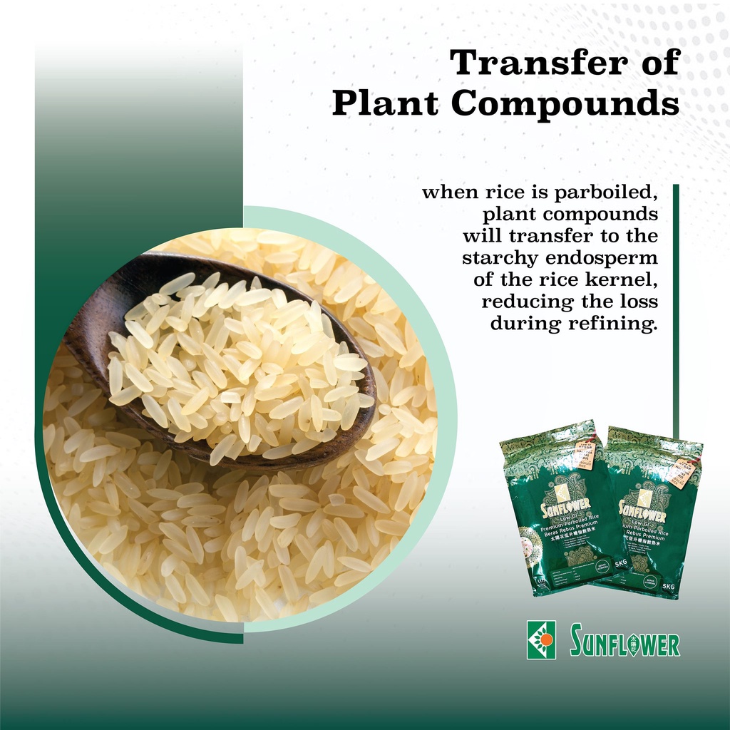 Sunflower Premium Parboiled Rice (5kg) | Shopee Malaysia
