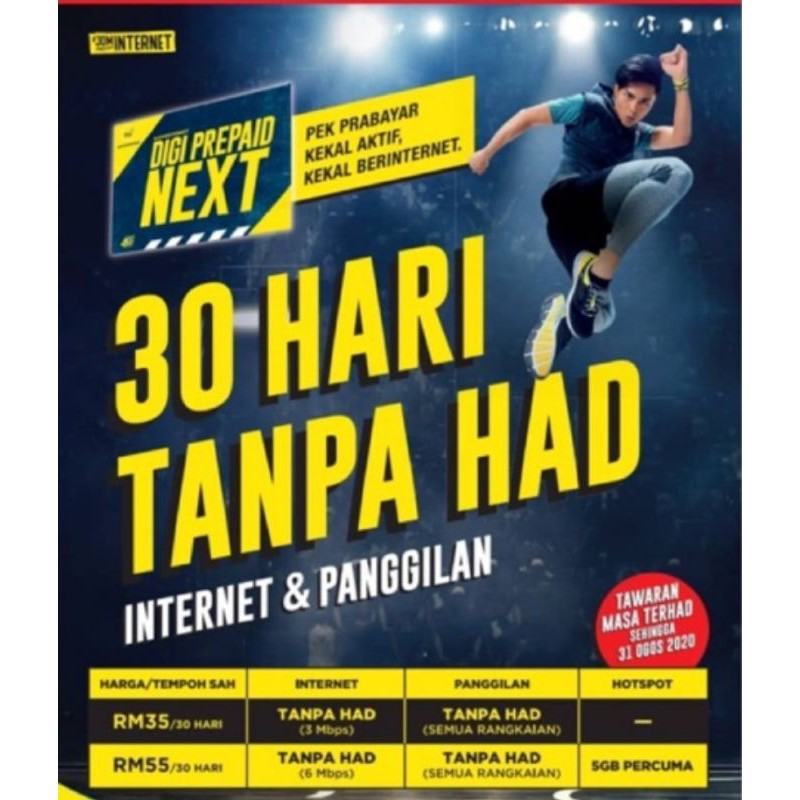 Digi Next Unlimited Data Dan Call Shopee Malaysia