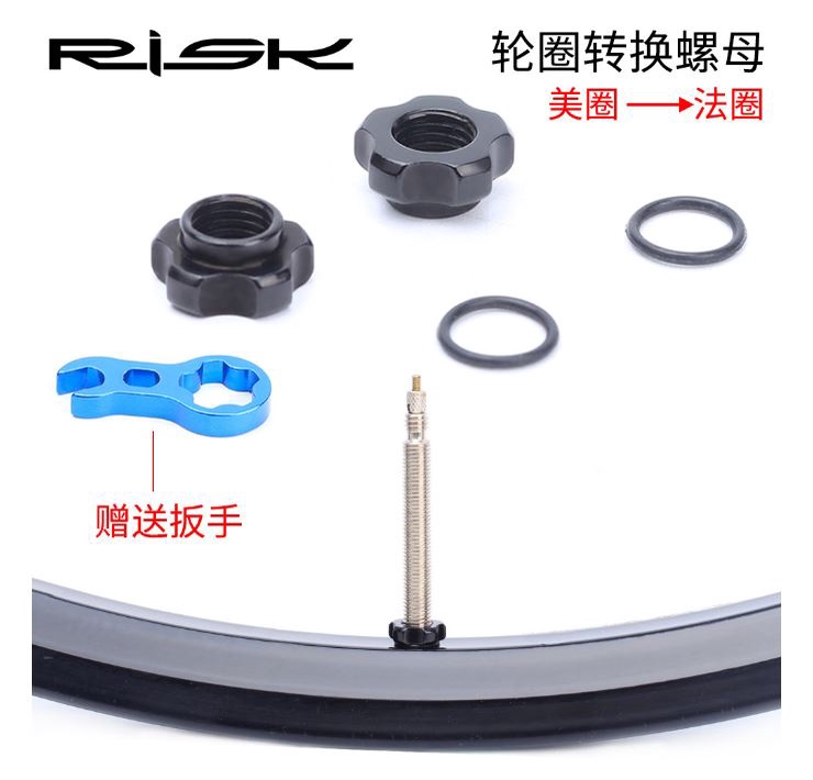 Adaptateur De Valve Vélo Presta Vers Schrader - Compatible Roues AV Et FV - Lot De 20 Ou 40 Pièces - Pour VTT Et Vélo De Route
