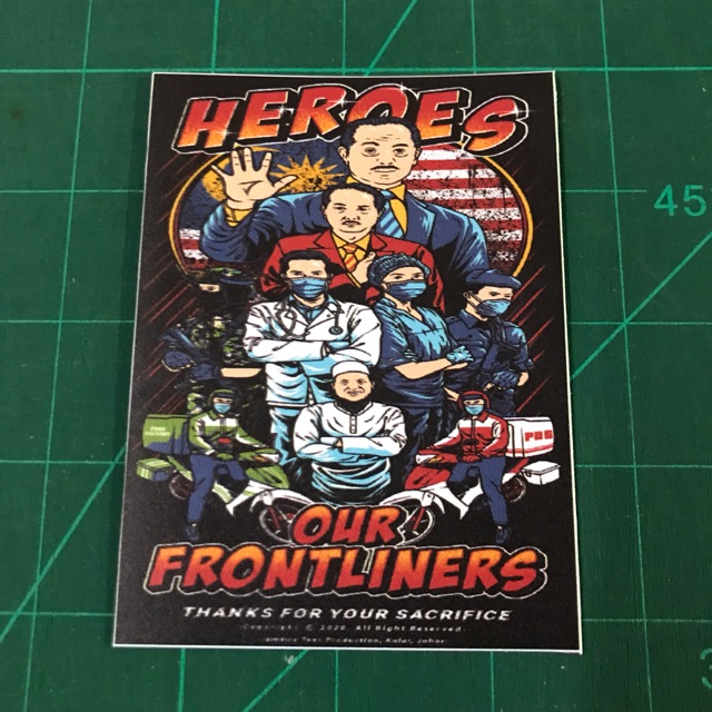 Our Frontliners Heroes Stickers Come On Malaysia Love Malaysia 🇲🇾 ...
