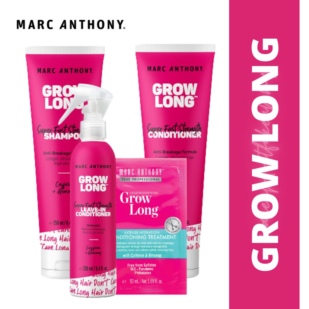 Marc Anthony Strengthening Grow Long Shampoo/Conditioner/Leavein