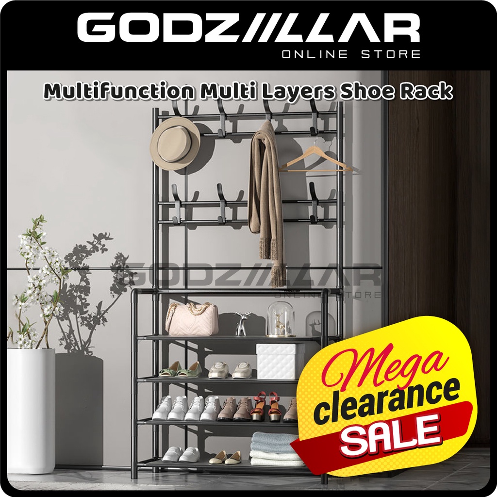 (Year End Sale) 4 Layers/ 5 Layers Multifunction Clothes Rack Coat Rack