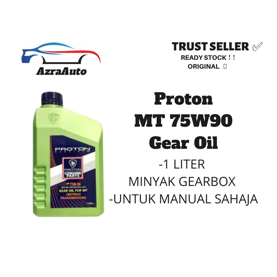 Proton MT 75W90 Minyak GearBox Manual 1liter Manual Transmission Gear