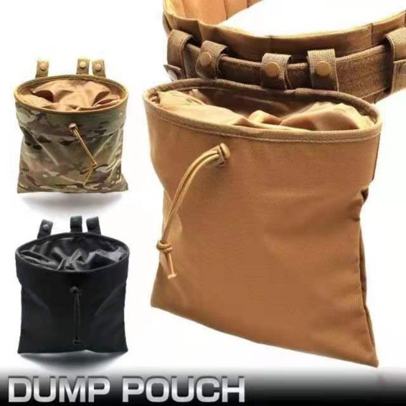 Sacchetto Tattico Molle Dump Pouch - Per Caccia, Airsoft E Lavoro, 7 Colori Disponibili - Foto 5