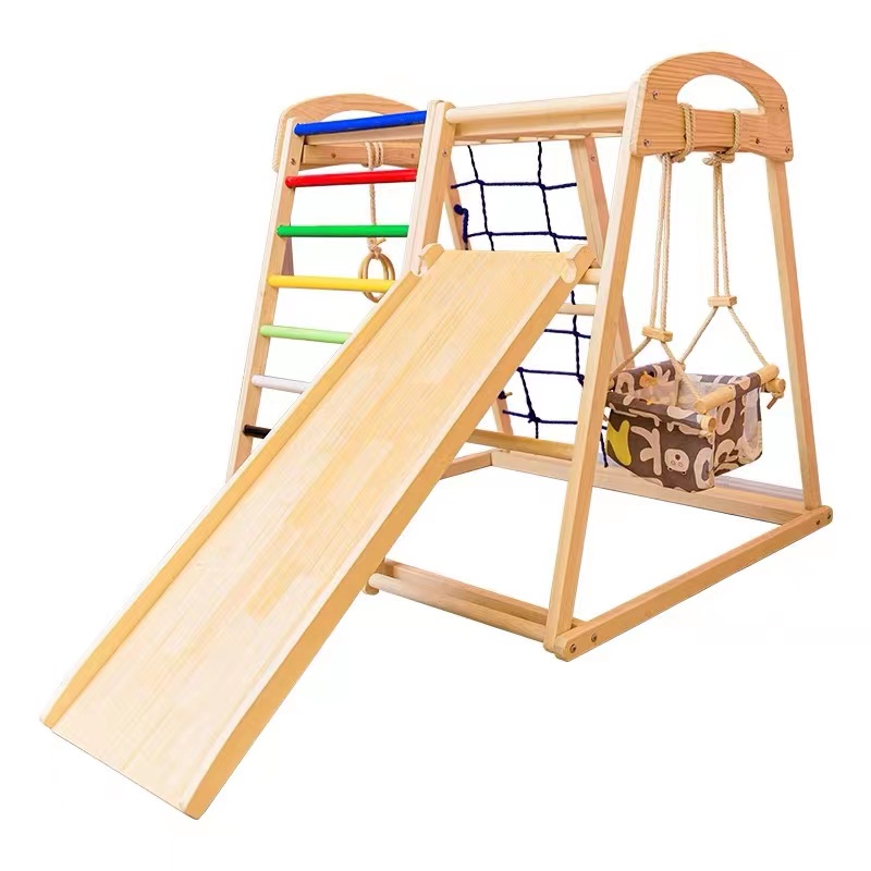 Wooden Climbing Frame /Children's slide,Indoor Playground/Playgym/Slide ...