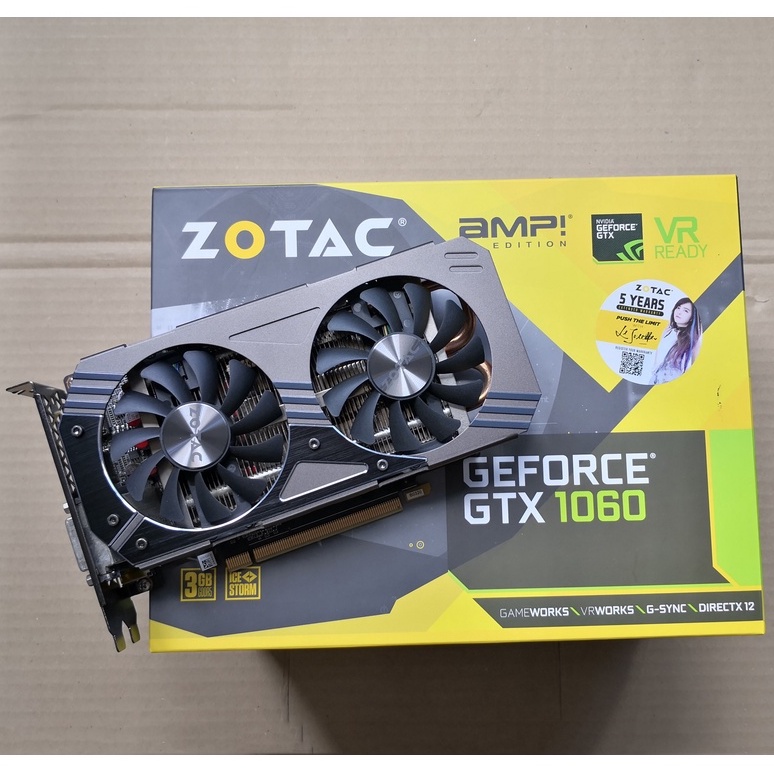 Geforce Gtx 1060 3gb Amp Edition Nvidia Zotac 1060 Graphics Card