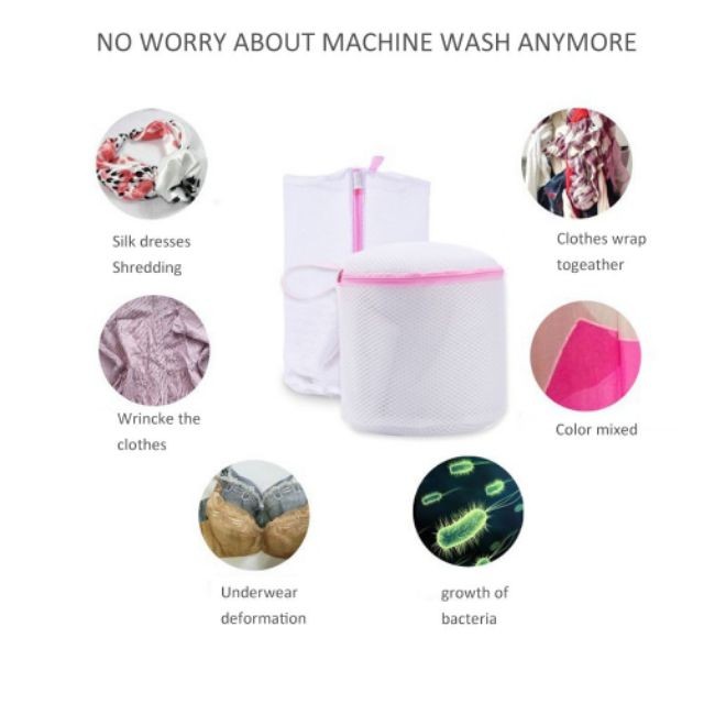 (READY STOCK) Laundry Bag, Washing Machine Bra Bag, Panties Bag
