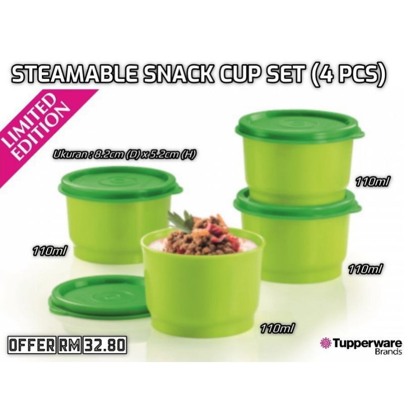 SNACK CUPS 110 ml – TUPPERWARE-KSA