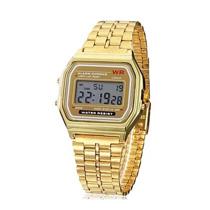 Casio a159 clearance diamond gold