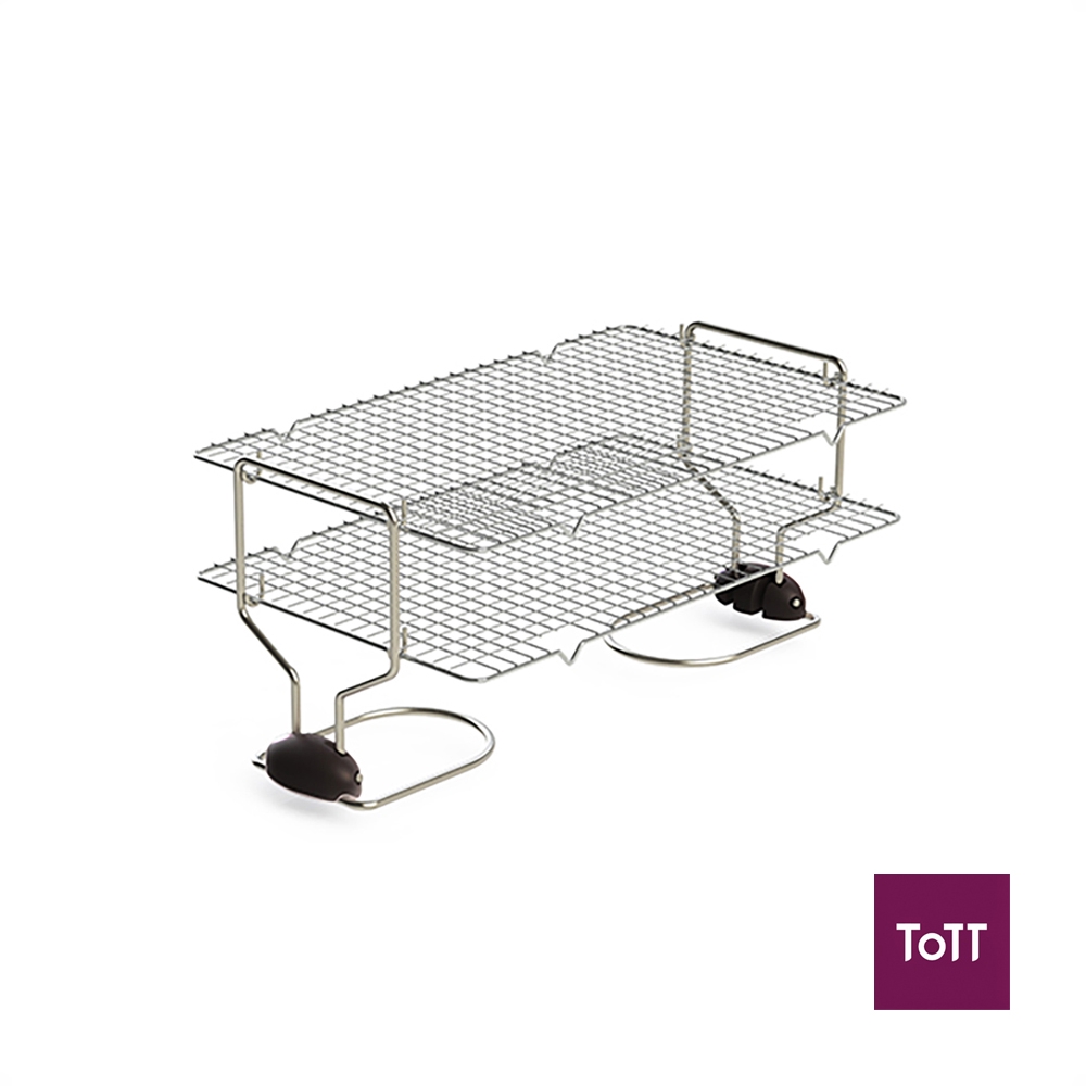 Foldable 3 Tiered Cooling Stand With 2Pcs Square Cooling Rack ...