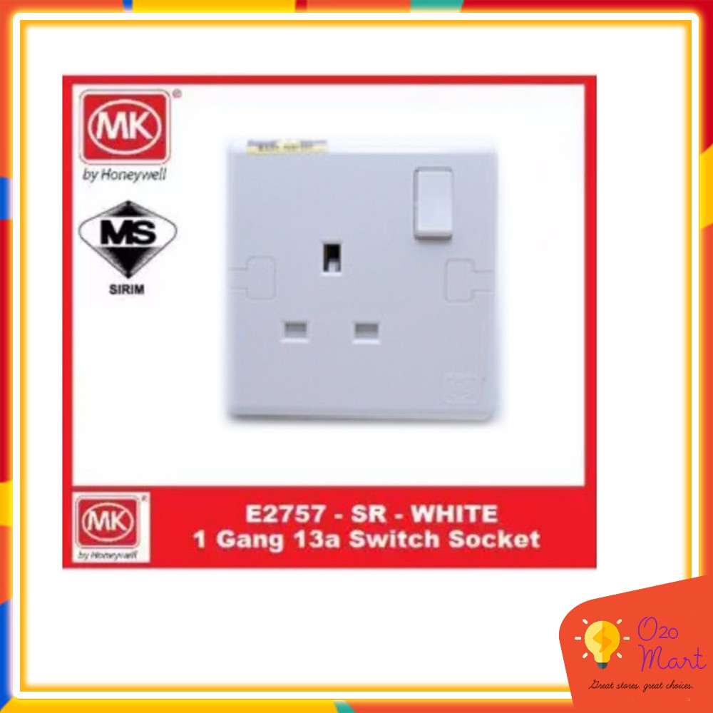 MK 13A Switch Socket Outlet Plug Socket Suis | Shopee Malaysia