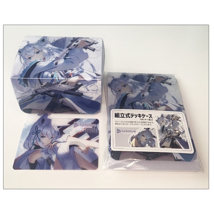 白上吹雪 动漫卡盒 Shirakami Fubuki Hololive Anime Deck Box Deck Case Storage ...