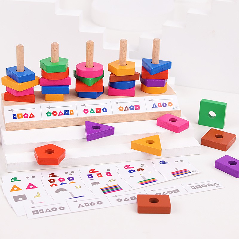 Children's Creativity Block WOODEN PUZZLE | Shopee Malaysia