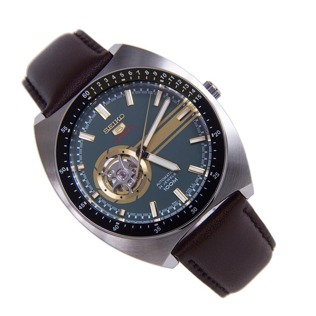 SEIKO 5 RETRO POGUE OPEN HEART AUTOMATIC SSA333K1 Shopee Malaysia