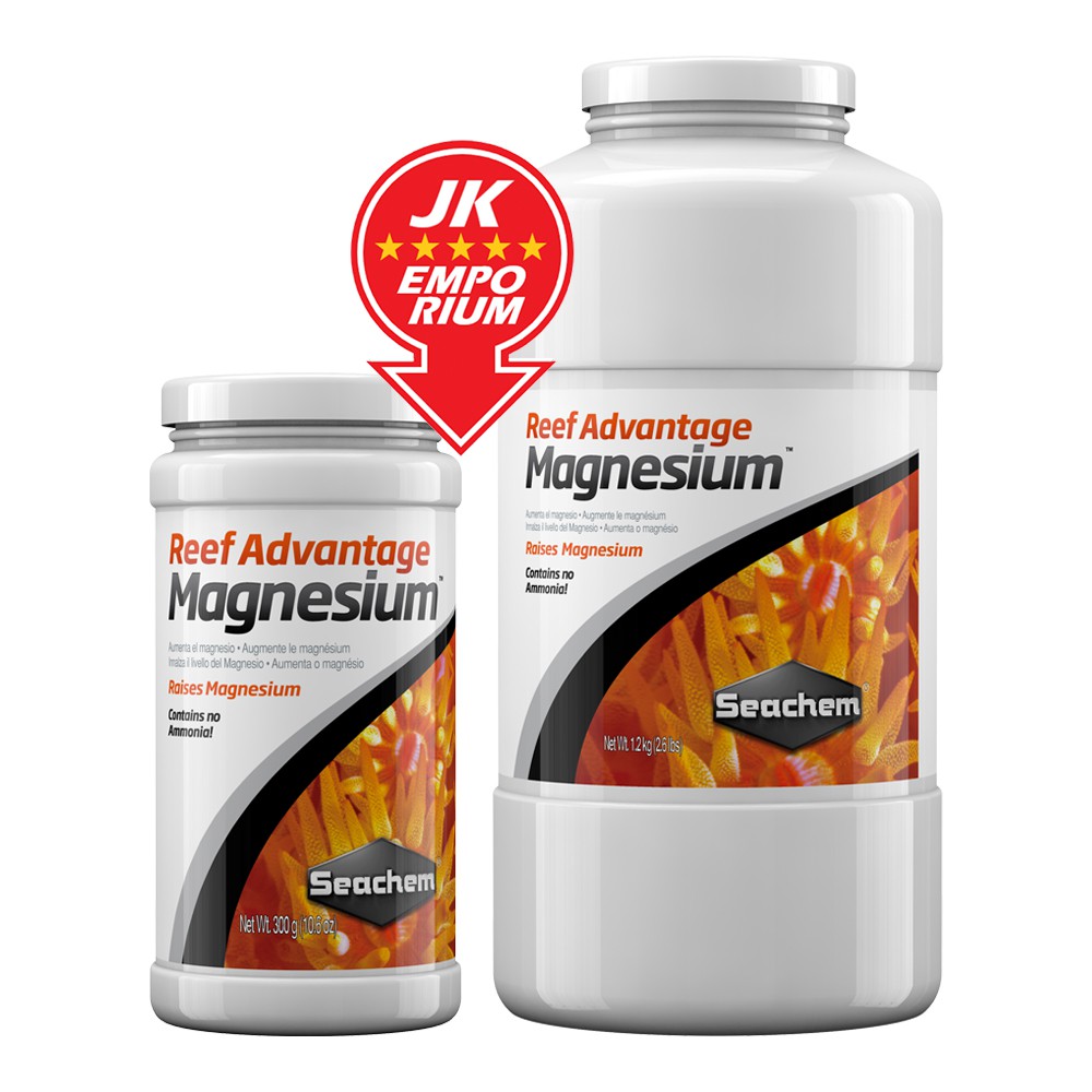 Seachem Reef Advantage Magnesium Raises Magnesium 300g 1.2kg Marine