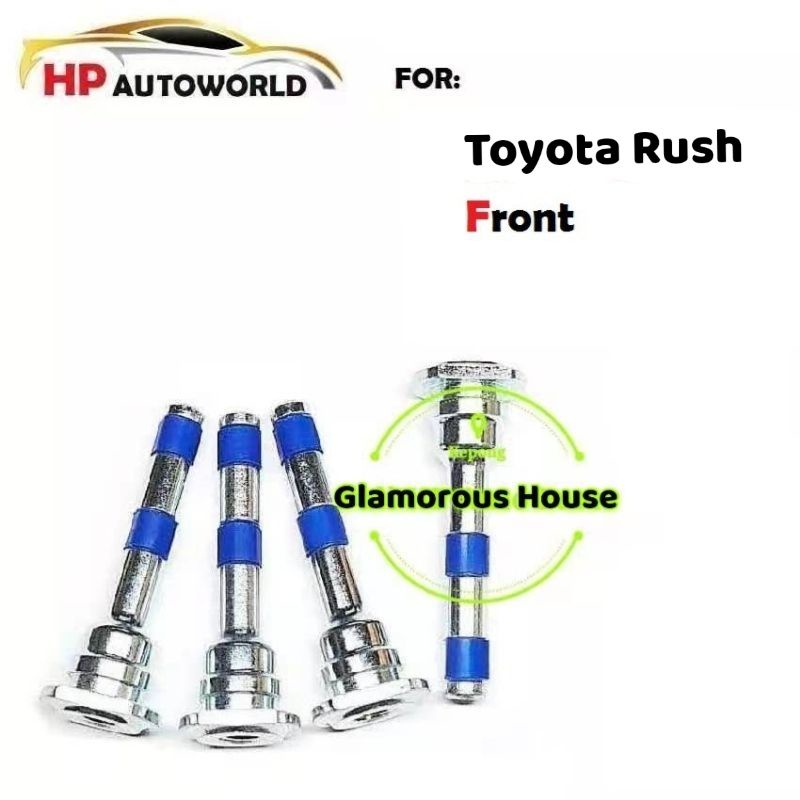 Toyota Rush Front Disc Brake Pin / Caliper Pin and silicon Bush ...