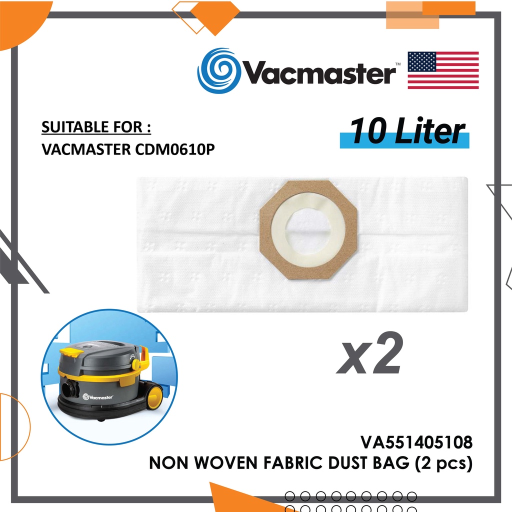 Vacmaster dust best sale filter bags