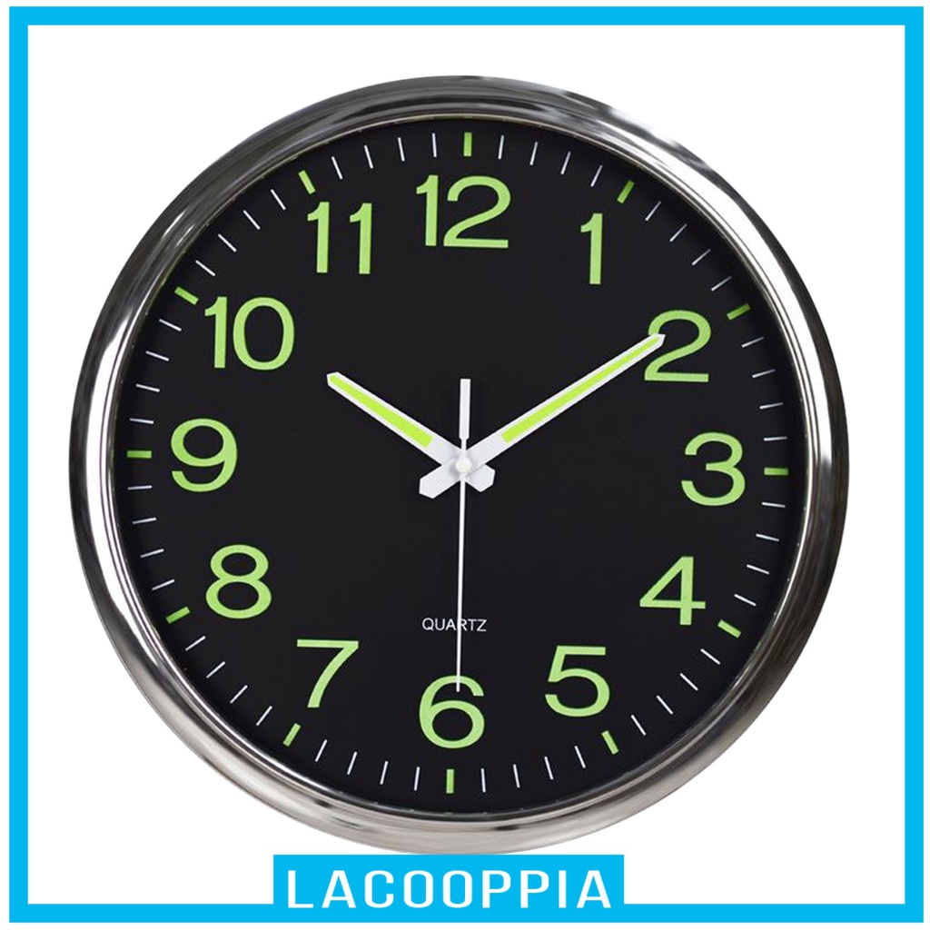 30cm/12inch Modern Luminous Large Quartz Wall Clock Glow In The Dark