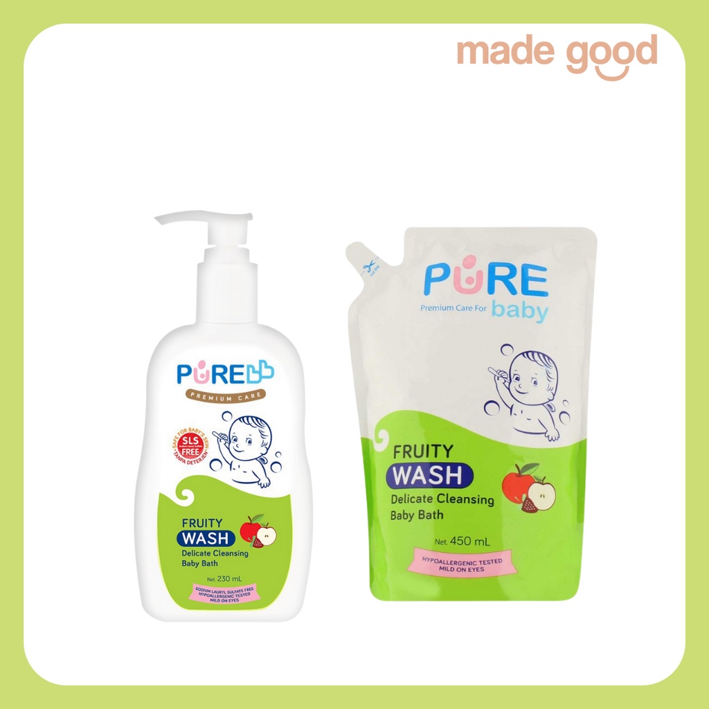 Purebaby Wash Fruity 230 450 ML | Shopee Malaysia