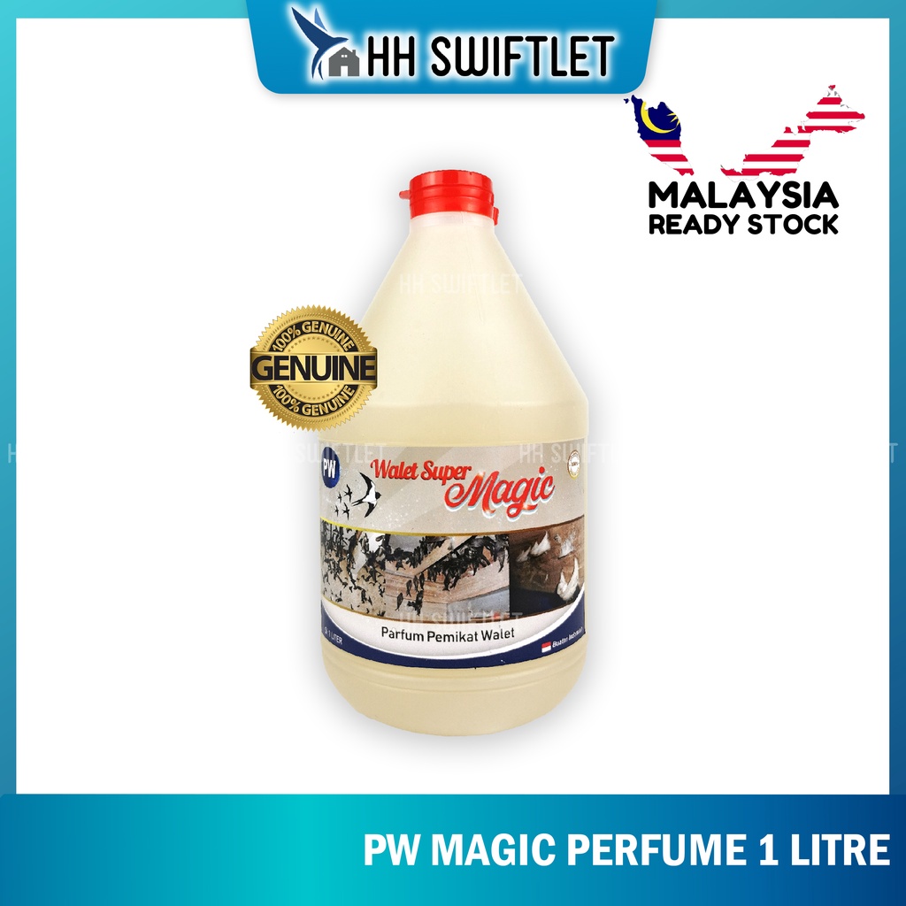 PW MAGIC Parfum Pemikat Walet (100% dari Indonesia) 1 Litre (NO ...