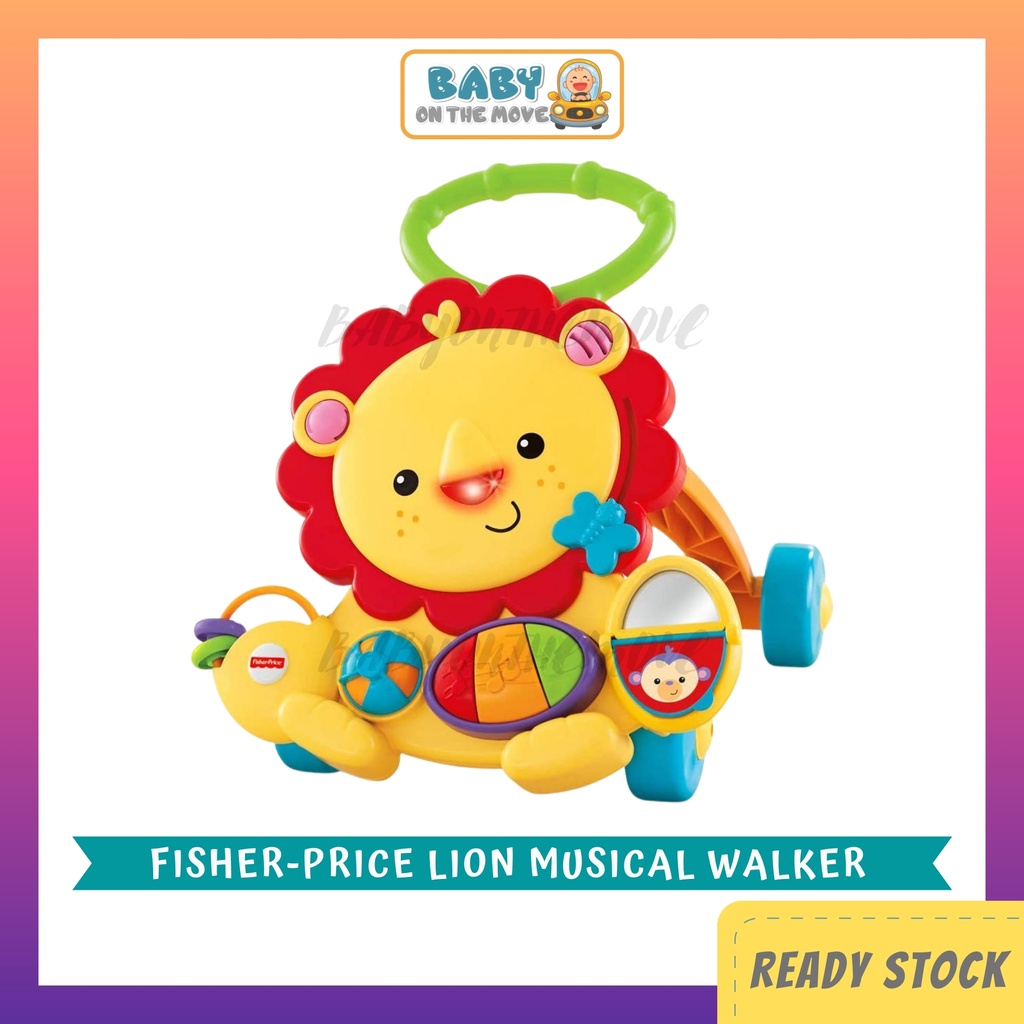 Fisher price lion store push walker