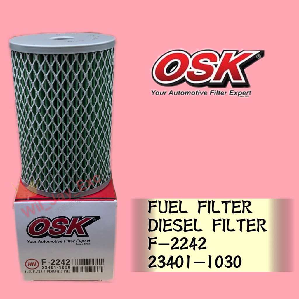 OSK F2242 FUEL FILTER ,DIESEL FILTER FOR EXCAVATOR ISUZU ENGINE 4BB1